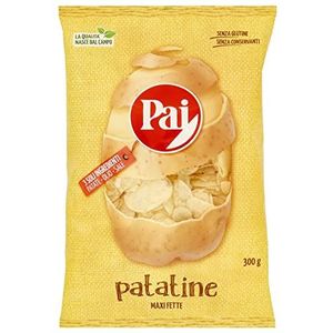 3x Pai Classica transparante chips patatine aardappelchips gezouten 300 g aardappelchips