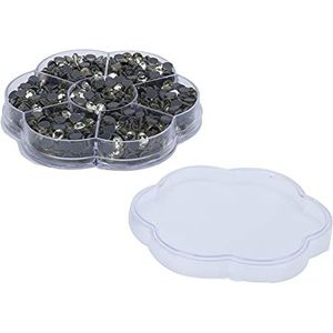 Steentjes, Glanzende Snijkanten Helderder Helderder Glasstenen Nagelsteentjes voor Nails Art(JM201 lichtgeel)