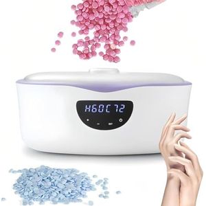 TUPOSTAR Electric Wax Pot, 4000ml Aluminium Liner, LED Display, Touch Control, Dual Melting Modes, 45-75°C Adjustable Temperature, Rapid Heating for Paraffin Wax Bath,Purper
