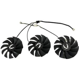 CF9015H12S, Videokaartventilator GPU VGA-koeler voor Zotac RTX3090 Trinity voor ZOTAC voor GeForce RTX 3080Ti 3090 3070 AMP Holo(3PCS CF9015H12S)
