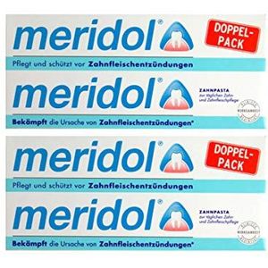 2 x Meridol dubbele verpakking (2 x 75 ml) tandvleesbescherming tandpasta - NIEUW & OVP
