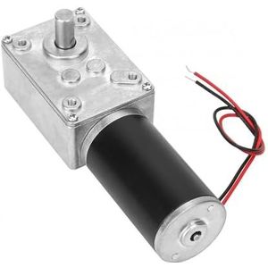 Automatische poortopener DC 12V 24V Wormmotorreductor 7-470rpm D-asmotor met hoog koppel 8mm as Roterende tafeldeur Zelfsluitend 70kg.cm 6.5A met meervoudige bescherming (Size : 40RPM, Color : 12V)