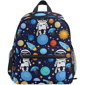 My Daily Kids Rugzak Wasbeer Astronaut Kleurrijke Space Planet Kwekerij Tassen voor Kleuterschool Kinderen