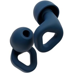 Zenz Ontspan oordopjes voor superieure ruisonderdrukking - zachte, herbruikbare siliconen - ideaal voor slaap, focus, reizen en yoga - 8 oordopjes in XS/S/M/L - 27dB gehoorbescherming - Lagoon Navy