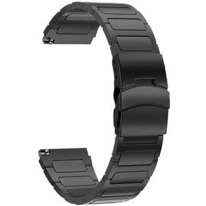 Titanium band geschikt for Huawei Ultimate Watch GT 4 Pro 3 46mm 2e Business Band geschikt for Galaxy Gear S3 geschikt for Amazfit Balance GTR 47mm(Black,For Amazfit GTR 3pro)