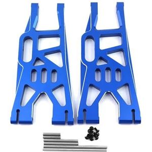 IWBR 2 stuks for Achter Lower Suspension Arm 1/5 Fit for Traxxas X-Maxx Xmaxx 6S 8S RC Monster Truck Upgrade Onderdelen Accessoires (Size : Blue)