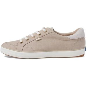Keds Dames Center Iii Lace Up Sneaker, Havermout Textiel, 3.5 UK Wide