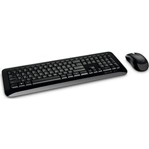 Wireless Desktop 850 (set met muis en toetsenbord, Duitse QWERTZ-toetsenbordindeling, zwart, draadloos)