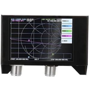 Antenne-analysator, Netwerkanalysator 4,0 Inch Touchscreen 3G Vector SAA-2N-antenne Kortegolf HF VHF, voor netwerkkabeldiagnostiek