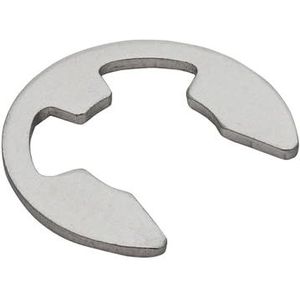 Ringen 10/50/100 stuks Zilveren ring Roestvrij staal / 65# Mn E-clip Borgring Pakking M1.2 .5 M2 M3 M4 M5 M6 M7 M8 tot M13 Bevestigingsringen(304 Stainless Steel,M9 10pcs)