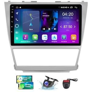 Android 13 QLED Autoradio voor Toyota Camry 6 XV 40 2006-2011 - Ingebouwde DSP/Carplay/Android Auto - Camera + DVR - 10 inch 2 Din - Stuurbediening - FM RDS DAB Radio - BT 5.0(NF-2)