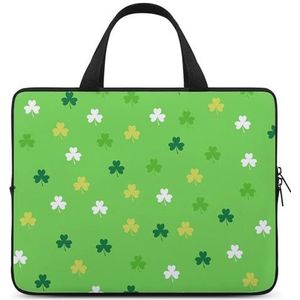 Saint Patrick's Day Vakantie Reizen Laptop Sleeve Case Aktetas Met Handvat Notebook Messenger Bag voor Kantoor Zaken