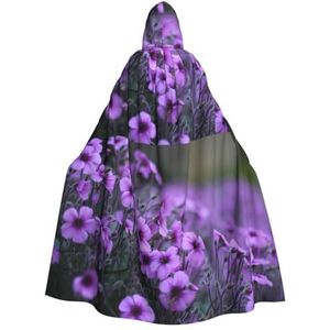 WURTON Lavendel Boeket Carnaval Kostuums Voor Volwassenen Cosplay Cape Kostuums Mantel Met Capuchon Voor Vrouwen Mannen 190Cm