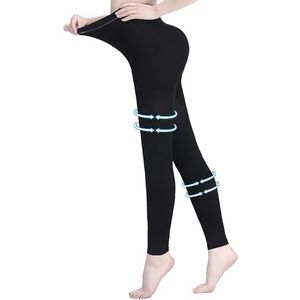 Plus Size 5XL Medische Compressie Panty voor Vrouwen & Mannen, 20-30 mmHg Gegradeerde Compressie Leggings, Ondoorzichtige Voetloze Taille Hoge Compressie Kousen voor Oedeem, Spataderen, Vlucht, DVT