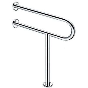 Badkamer Grab Bar Rail,Grab Bars Handvat Veiligheid Ondersteuning Handrails, U-vormige RVS Barrière-Free Bar, Ouderen Leuningen Wandmontage Rechte Handdoekhouder Toilet