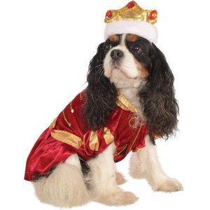 Rubie's Huisdier kostuum, grote, rode koning