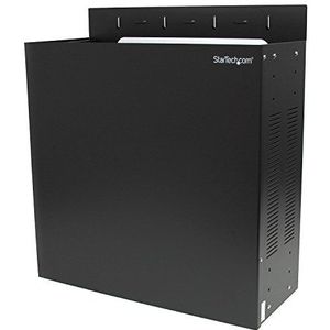 StarTech.com 4U Verticaal Wandmonteerbare Server Rack Kast - 2 Stijlen - Diepte 48cm - 19 inch Low Profile Netwerk Apparatuur Cabinet (RK419WALVO)
