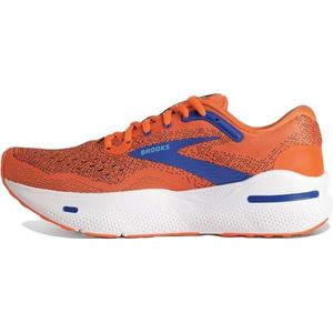 BROOKS Ghost Max Sneakers voor heren, 44 EU, Rood Oranje Zwart Surf The Web, 44 EU