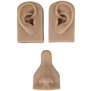 Zacht Booroefenmodel, Herbruikbaar Draagbaar Elastisch Siliconen Booroefenmodel met Voet voor Salon (Donkere huidskleur)