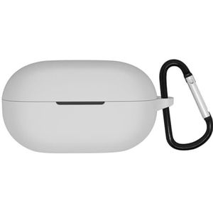 Siliconen hoes voor 2024 Beats Solo Buds draadloze oordopjes accessoires, zachte beschermhoes (grijs)