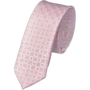 Nieuwe herenstropdassen Polyester geweven stropdas Klassieke mode Zakelijke Bruiloft smokingoverhemd Herenstropdassen(Pink)