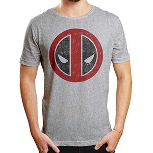 MARVEL - T-Shirt Deadpool Distress Logo (XXL)