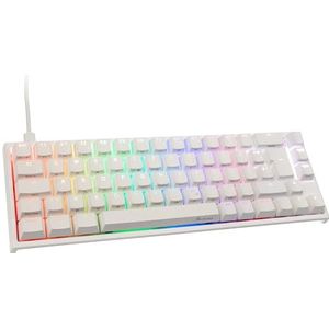 DUCKY ONE 2 SF WHITE RGB MECHANICAL GAMING KEYBOARD, KERRY MX RED - ITALIE LAYOUT