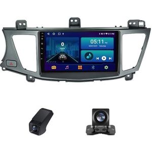 9inch Car Radio Touchscreen geldt voor Kia Cadenza K7 2011-2012, Achteruitrijcamera Compatibel met CarPlay/Android Auto/Bluetooth AM FM/RDS Radio GPS-navigatie/4GLTE 5GWIFI(NF-2)