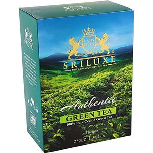 SRILUXE - Premium Kwaliteit Ceylon Groene Thee Losse Blad Sri Lankaanse Luxe Thee | Prachtige Smaak & Aroma | Vers Geoogste 100% Natuurlijke Thee | Detox Thee Hoog in Antioxidanten 250g