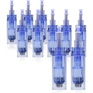 Snadi - Cartridge met 42 Naalden voor Dermapen A1 en A6 | Verpakking van 10 | Alleen Compatibel met Dr. Pen | Chirurgische Stalen Naald | Voor Herstel van Haar en Huid, Verbeter Littekens en Vlekken