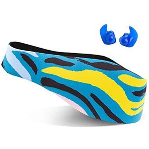 Lightening Zwemhoofdband voor baby's, peuters, kinderen, volwassenen - ontworpen om zwemmersoren te voorkomen - Elastische zwemhaarbeschermer en oorbeschermer - Houd water buiten, houd oordopjes in