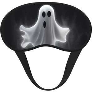 Slaapmasker voor zijslaper zijden slaapmaskers met elastische band, super zachte oogslaapschaduwhoes, zwart en Halloween, geest verduisterend, nachtblinddoek voor vrouwen en mannen