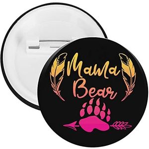 Mama Beer Ronde Knop Broche Pin Leuke Blik Badge Gift Kleding Accessoires Voor Mannen Vrouwen