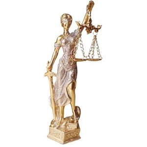 syayw Hars Justitie Lady Standbeeld - Decoratie Godin Van Justitie, Justitie Dame Standbeeld, Griekse Romeinse Engel Blinde Gerechtigheid Standbeelden voor Woonkamer, Slaapkamer, Huis,