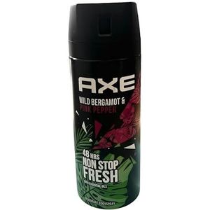 6x Axe Wild Deodorant en Bodyspray Fresh Bergamot + Pink Pepper 150 ml