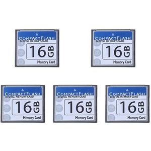 Goufride 5X professionele 16 GB compacte flash-geheugenkaart (wit en blauw)