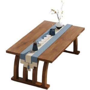 Klaptafel En Stoelen Voor Kampeerreizen Chinese Theetafel Erker Kleine Theetafel Eenvoudige Balkon Theetafel Lage Tafel Tapijt Kleine Tafel Bamboe Klaptafels En Stoelen(Brown)