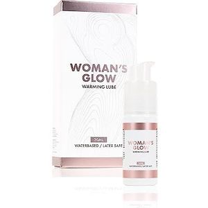WOMAN'S GLOW Warming Lube 20 ml glijmiddel stimulerend voor vrouwen, verwarmend glijmiddel op waterbasis en waterbasis, voor vrouwen, glijmiddel op waterbasis voor vrouwen