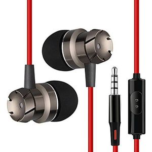 Ziyan In-ear hoofdtelefoon + microfoon oordopjes headset voor Huawei Samsung HTC Bass geluid