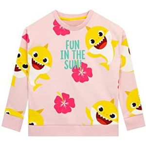 Pinkfong Meisjes Sweatshirt Baby Shark Rosa 92