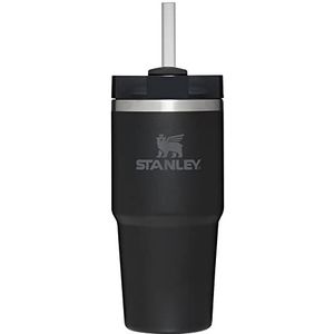 STANLEY Quencher H2.O FlowState™ Roestvrijstalen vacuüm-geïsoleerde beker met deksel en rietje, voor water, ijsthee of -koffie, smoothie en meer