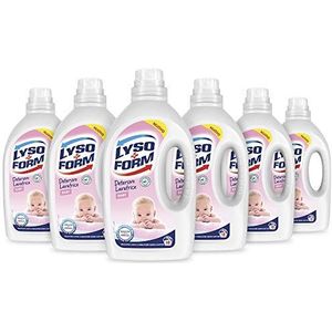 Lysoform Classico babywasmiddel voor wasgoed, 18 wasbeurten, 6 flessen – 9000 g