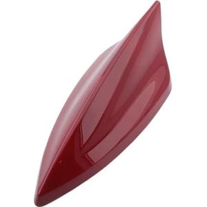 Audio- & videoantennes voor auto Universele 5D haaienvinantenne voor autoradio's, signaalontvanger, geschikt voor Nissan, geschikt voor Qashqai J10 J11 Autoradio Antenne(Dark Red)