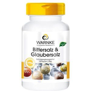 Warnke Vitalstoffe - Epsomzoutcapsules - Veganistisch - 120 Capsules - Duitse Apothekerskwaliteit