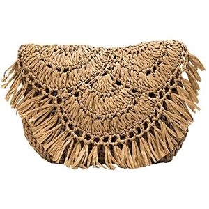 Stro Tas Stro Handtas Straw Woven Crossbody Bag Handmade Woven Handbags Shoulder Bag Stro Strandtas