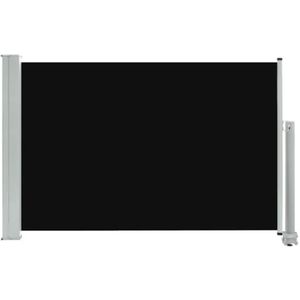 vidaXL Tuinscherm uittrekbaar 60x300 cm zwart