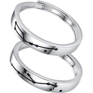 yeeplant Mode Trendy Unisex Retro 2 STKS Ring Koppel: Open Knuckle Eenvoudige Gegraveerde Bijpassende Ring Metalen Wo Ring, Eén maat, Koper