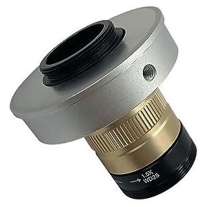 Zoomlens, varifocale lens, Hoge werkafstand 5X-80X 25mm zoom C-mount lens for industriële videomicroscoop VGA USB-camera voor industriële videoIndustriële video