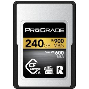 ProGrade Digital CFexpress™ 2.0 Type A-geheugenkaart (240GB) Goud