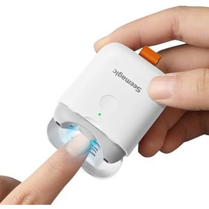 Elektrische nagelknipper voor babynageltrimmer, automatische elektrische nagelknipper met LED-licht, mini-nagelknipper voor volwassenen, senioren, baby's, kinderen